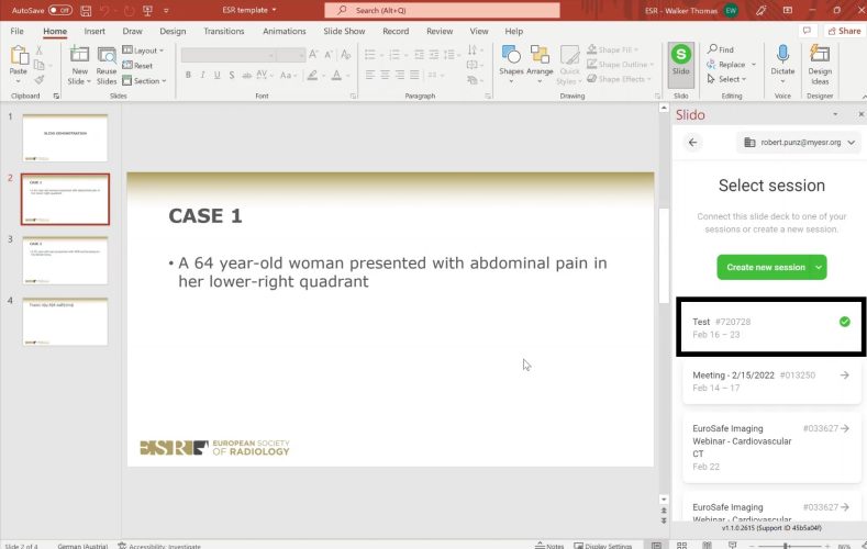 13.Clickingoncorrectsession