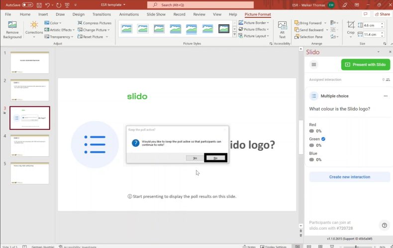 19.Postpresentationselectingno